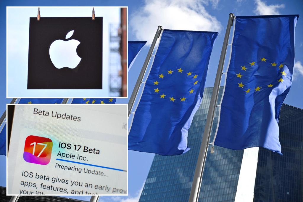 The EU threatens Apple with fines if it doesn't open up heavily protected iOS software to rivals